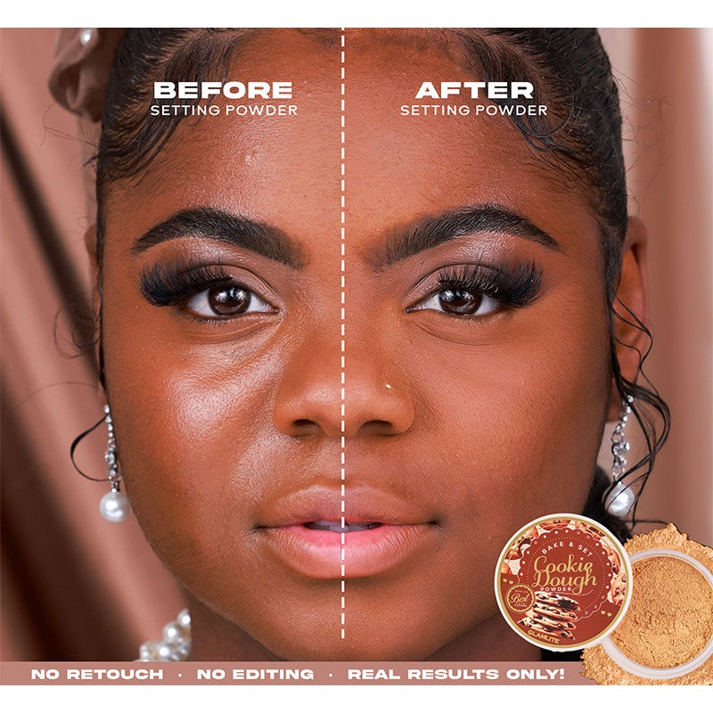 GLAMLITE COOKIE DOUGH BAKE & SET POWDER, GLAMLITE