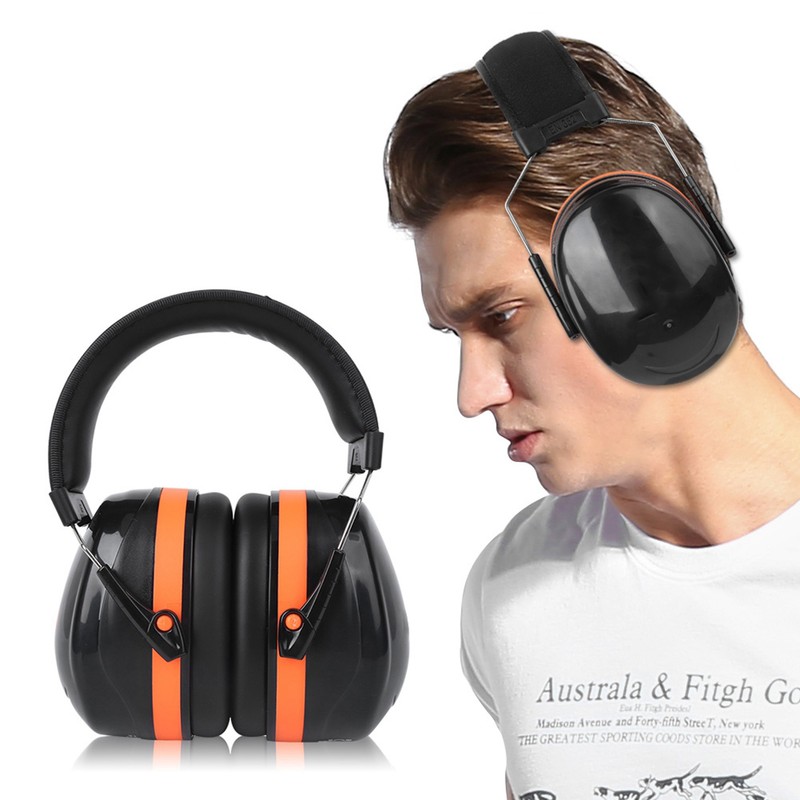 Noise Proof Earmuff Double Lining Head Ear Defender Noise Cancelling