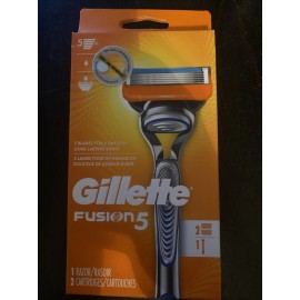 Gillette Fusion5 ProShield Men's Razor, Handle and 2 Blade Refills