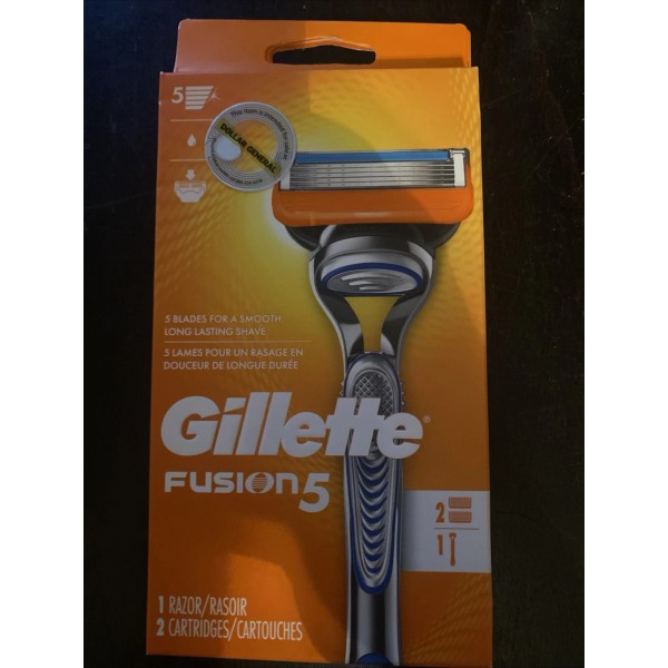 Gillette Fusion5 ProShield Men's Razor, Handle and 2 Blade Refills