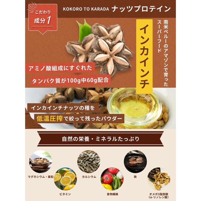 ココロとカラダ 子供 鉄分 フェリチン鉄 オーガニックプロテイン パウダー 無添加 有機JAS USDA 250g