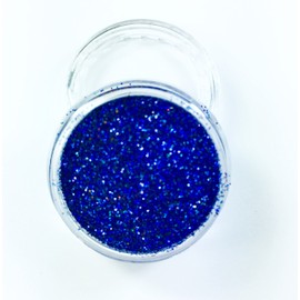 Glitter Lips Ultra Fine Dust Powder Sexy Shades Iridescent Holographic Metallic Fashion Lips 1x 5ml Pot (Metallic Blue)