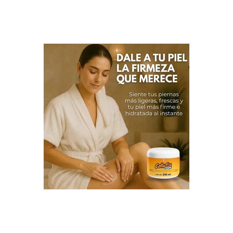 Crema Anticelulitis Con Toronja Y Alga Marina 250ml Natural Cítrica