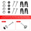 Front Brake Shoes Springs Pins Left&Right for Kawasaki Mule 3000