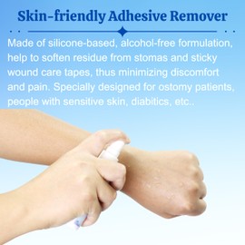 Filigan 2oz/60ml Adhesive Remover Spray, Ideal for Sensitive Skin and Stoma Care, Low Residue, Quick Dry, No Sting, Medical Adhesive Removal for Ostomy Barriers and Bandages