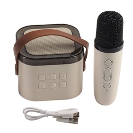 Karaoke Machine Mini Portable Wireless Bluetooth Handheld Microphone Speaker for Home Outdoor Karaoke