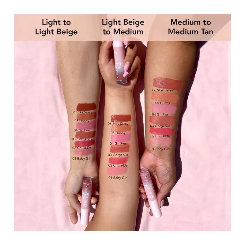 Italia Deluxe 6 Rubores Liquidos Cheeky Baby Italia Deluxe