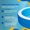 Blue Wave Inflatable Swimming Pool with Cover – 7.5-ft Round