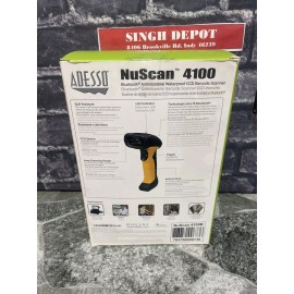 Adesso - NUSCAN Bluetooth Antimicrobial Waterproof CCD Barcode Scanner