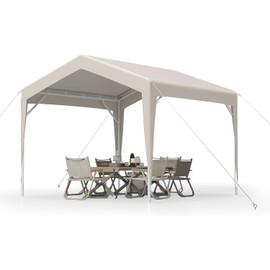 GarveeLife 10 x 10 ft Canopy Tent Commercial, Outdoor Canopy with Waterproof Oxford Fabric, Outdoor Party Tent Ideal for Party, Market, Wedding, Camping, BBQ, Outdoor Event
