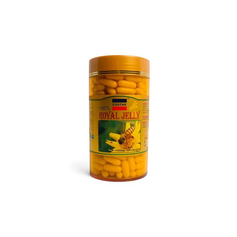Costar Royal Jelly Supplement 1450mg – 365 Capsules – Rich