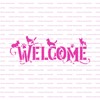 Welcome Dog Sign Stencil - Reusable Stencils for Painting -