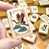 Modern Luxury American Mahjong Set 160PCS 36mm 4-Layer Engraved Acrylic
