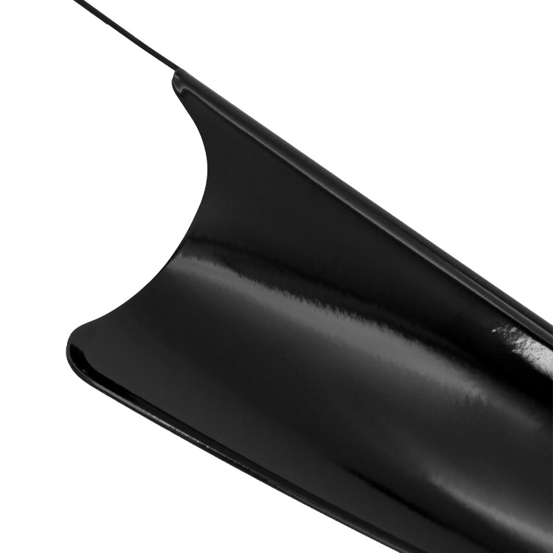 HDBUBALUS Black Front Fork Mount Wind Deflectors For Harley Road
