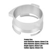 54mm Dosing Funnel Aluminum Alloy Rotatable Coffee Powder Dosing Ring