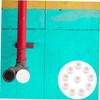 Gatuida 10pcs Sprinkler Cap End Caps Round Tubing Connectors PVC