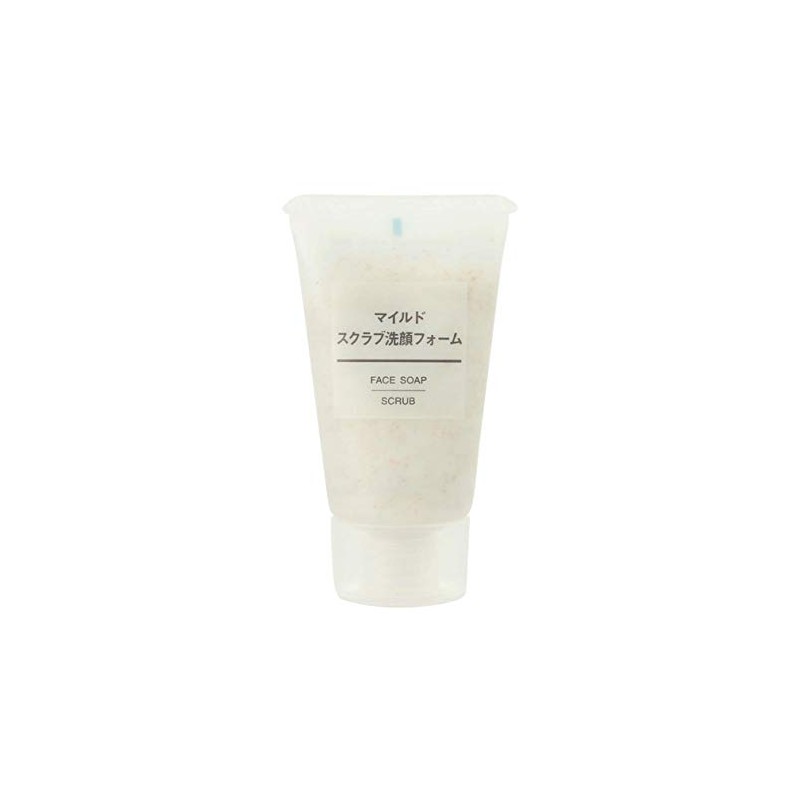 MUJI 38984344 Mild Scrub Foam, Portable Face Wash