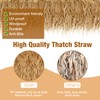 XLX TURF Faux Thatch Grass Roll for Tiki Bar Hut,