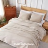 100% Egyptian Cotton Waffle Weave Blanket Full Size for Bed,