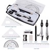 Geometry Set, Compass for Geometry Math Geometry Kit with Storage