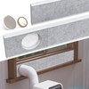 Flamorrow Portable Air Conditioner Window Seal Kit with Insulation Foam