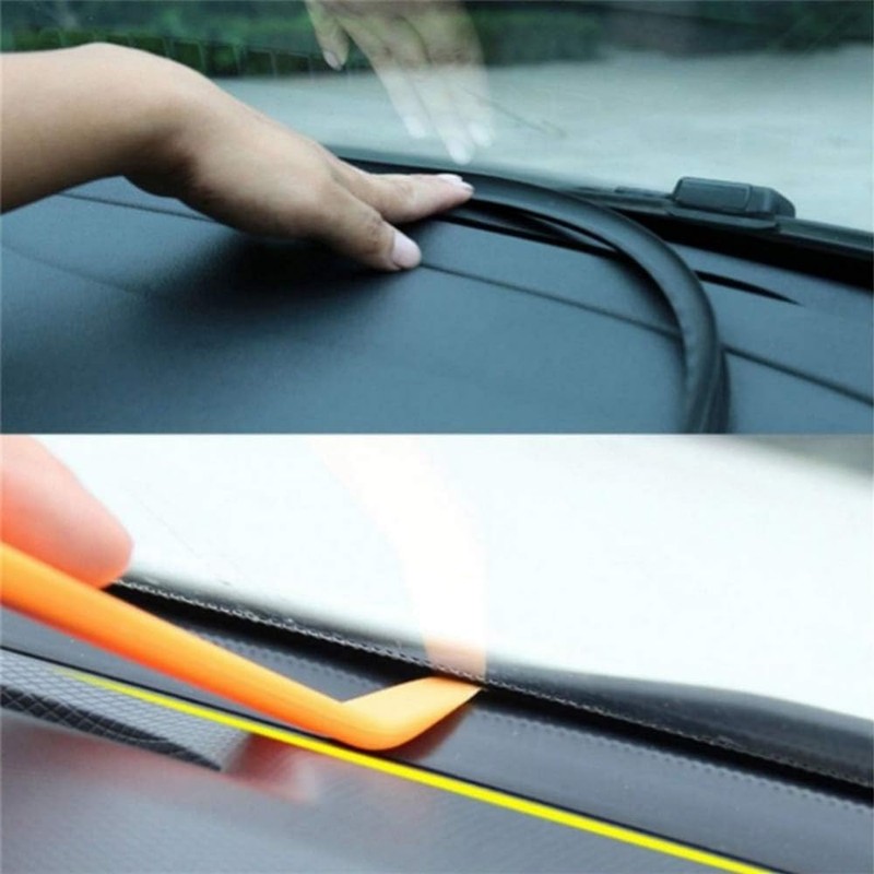 Dashboard, Silent Prevention Tape, Rubber, Airtight, Vibration, Reducing, Interior, Car,