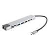 8-in-1 Type-C Hub Docking Station, Multi-Function USB Splitter Adapter 4K