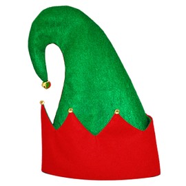 Elf Hats for Kids & Adults (3 Pack) Bulk Felt Christmas Elf Costume Hat Accessories for Men Women, Christmas Party Costume, Santa Hat By 4E’s Novelty