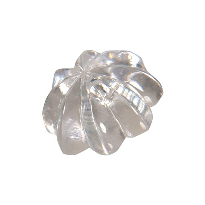 Hillman 54092 Clear Bud Mirror Rosettes 3/16-Inch Shank, 20-Pack