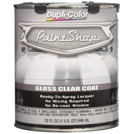 Dupli-Color EBSP30000 Paint Shop Finish System Clear Coat – Gloss Clear - 32 oz. Automotive Paint