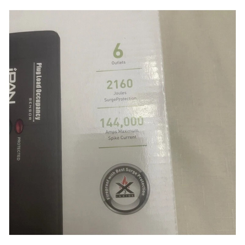 IPAN Surge Protector Plug Load Occupancy with Infrared Motion Sensor