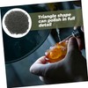 Zerodeko 500g Triangular Abrasive Jewelry Polishing Machine Kit Tumbling Media