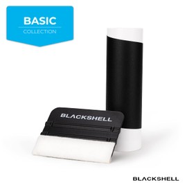 Blackshell® Basic Boot Sill Protector Film Compatible with Seat Leon ST (Estate) | Type 5F | Year of Manufacture 2013-2017 Matt Black - Perfect Fit Bumper Protection Including Professional Squeegee