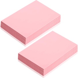 kymqlyw 10 Pcs 4" x6“ Pink Rubber Art Soft Linoleum Carving Block, Rubber Crafts Linocut Block for Printmaking,Stamp Carving Block