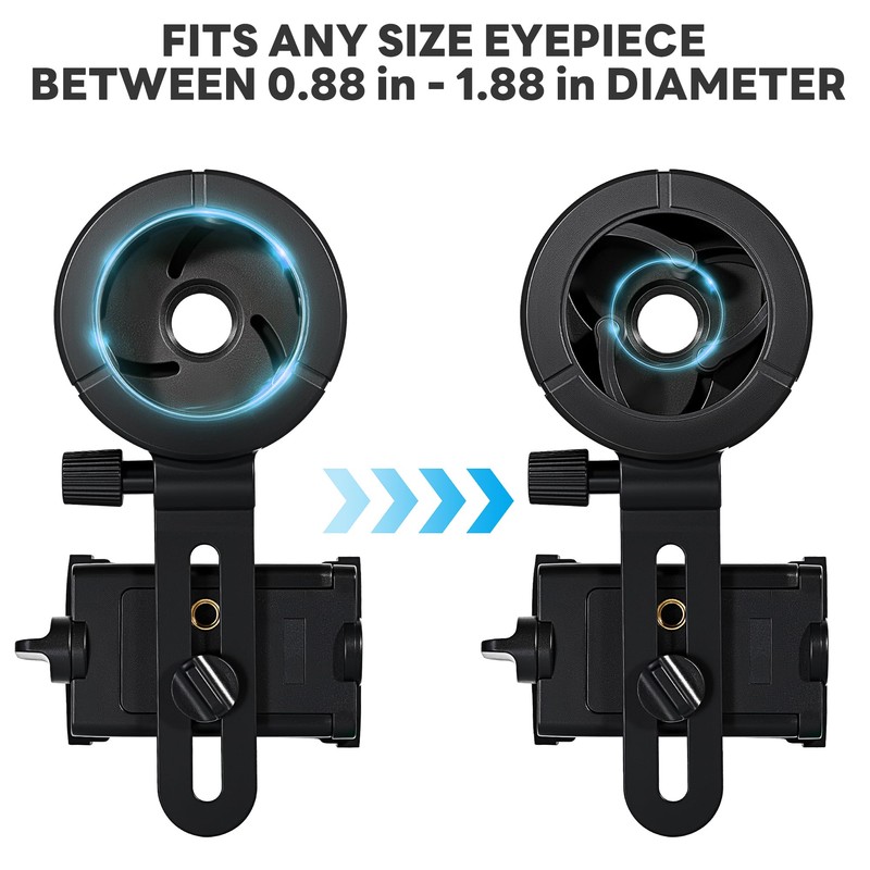 Spotting Scope Phone Adapter, Universal Telescope Phone Mount Working with