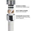 Plumb Pak PP2887EZ 1/2" Comp x 3/8" O.D. Quarter Turn