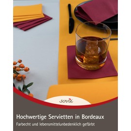Sovie Horeca Airlaid Napkins in Gold, 40 x 40 cm High Quality Disposable Napkins Extremely Absorbent and Fabric-Similar Ideal for Weddings & Parties Pack of 50