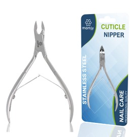 Mamjy Mamjy Cuticle Cutter, Stainless Steel Nail Cuticle Remover for Dead Skin and Nail Care, Cuticle Nipper and Professional Manicure Tool