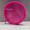 MAC Cosmetics Neon Pink Makeup Cosmetic Toiletry Bag 6x6x1