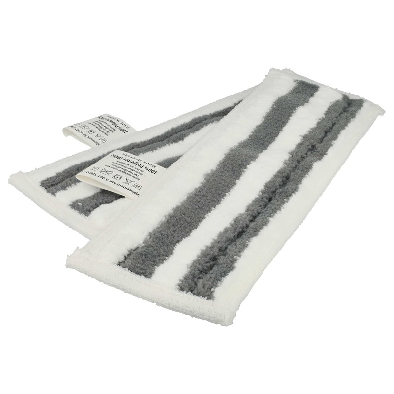 vhbw 2 x Mop Covers Compatible with Kärcher SC 3