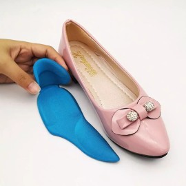 하이힐 구두 T자형 아치 뒷꿈치 동시 보호 패드 발뒷꿈치아픔 발아치아픔 [블랙] High Heel Shoes T-Shaped Arch and Heel Protection Pad for Heel and Arch Pain [Black]