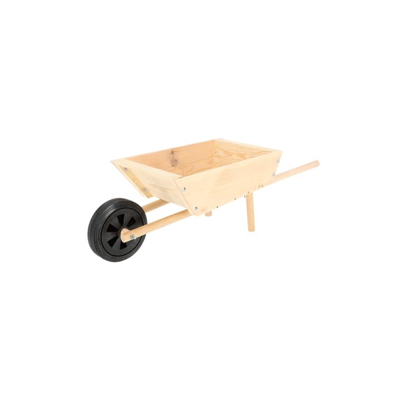 Esschert Design Children’s Wheel Barrow, Wood, 37.6 x 12.9 x