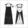 IHopes+ Funny Black Baking Apron for Women Baker,Cute Baking Queen