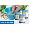 Foot Soak Salts Bundle 3-Pack with Scoop Foot Soaks (2-lbs