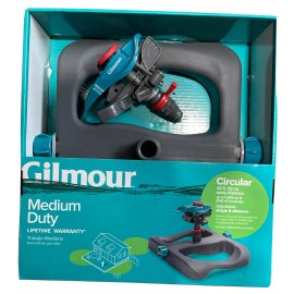 Gilmour Impulse Sprinkler ~ Adjustable Slaps & Distance ~ 5,800 sg ft Coverage ~