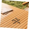 GRIRIW 50pcs Plastic Hooks: Mini 8 Shaped for Outdoor Camping