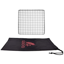 DZRZVD-The Bushcraft Backpacker's Grill Grate-Welded Stainless Steel Mesh (Upgrade Camping Fire Rated)-7.48"X7.48"