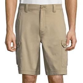 St. John's Bay Men's Power Stretch Cargo Shorts (British Khaki) (38)