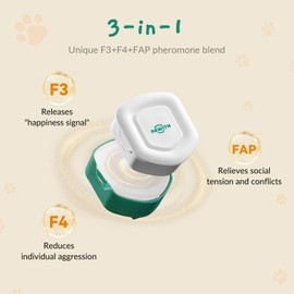 Pawith Cat Calming Gel Diffuser for Travel – Pheromone Diffuser for Cats & Kittens to Reduce Anxiety and Stress-Related Behaviors, No Electricity Needed, Long-Lasting Enhanced Calming Aid (Gel,2 Pack)