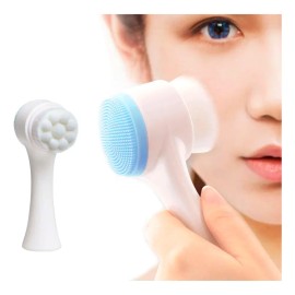 Cepillo Facial Diler 2 en 1 Cerdas Suaves y Exfoliante Silicón
